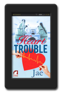 Cover of the lesbian medical romance Heart Trouble by Jae