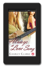 Cover of the lesbian second-chance romance Always a Love Song by Charley Clarke